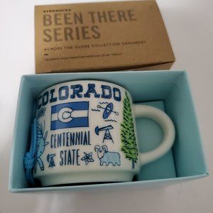 New Miniature Starbucks Colorado Mug Ornament
